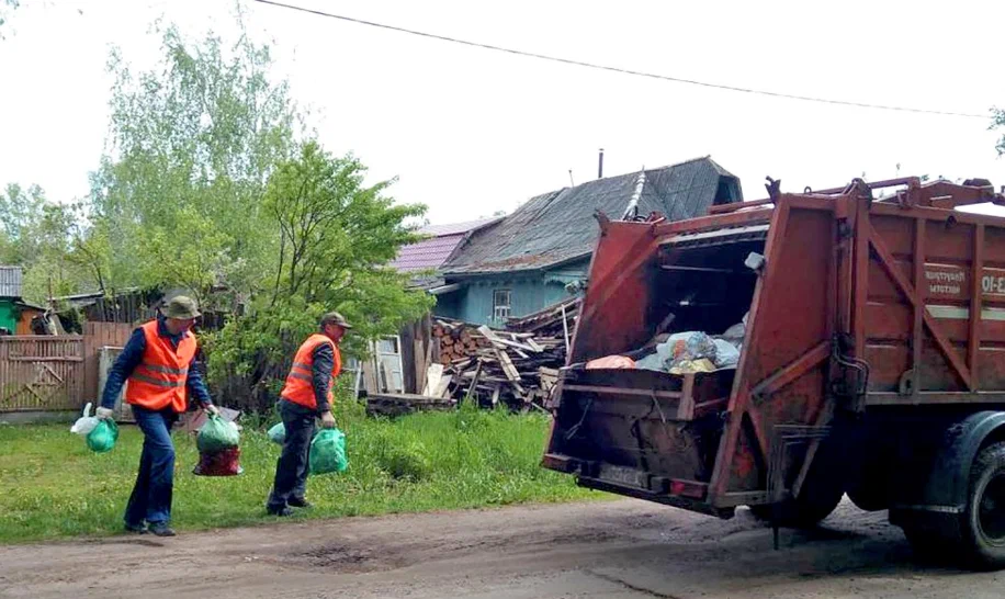 Вывоз мусора из частного дома в Белгороде в октябре