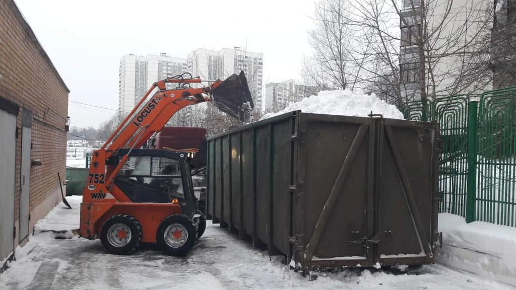 Вывоз снега контейнерами в Белгороде — цена от 3324 руб., заказать контейнер для снега в ПроМусор
